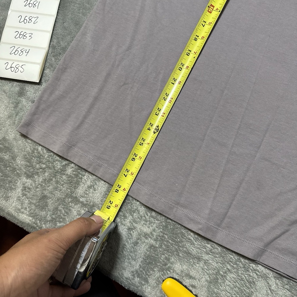 Adolfo Dominguez Mens Logo Pocket Size Tshirt‎ Purpleish Color Size XL - Picture 9 of 9